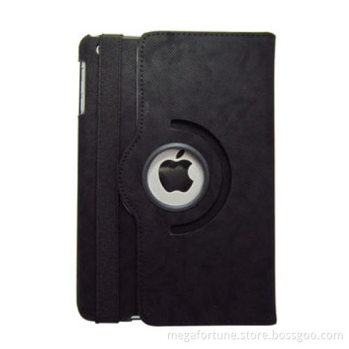 Newest fashion 360-degree rotate leather case for iPad 5, manufacuturer